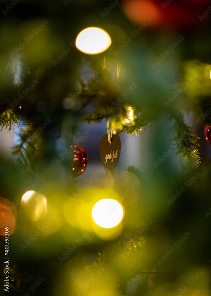 Obraz premium christmas tree lights