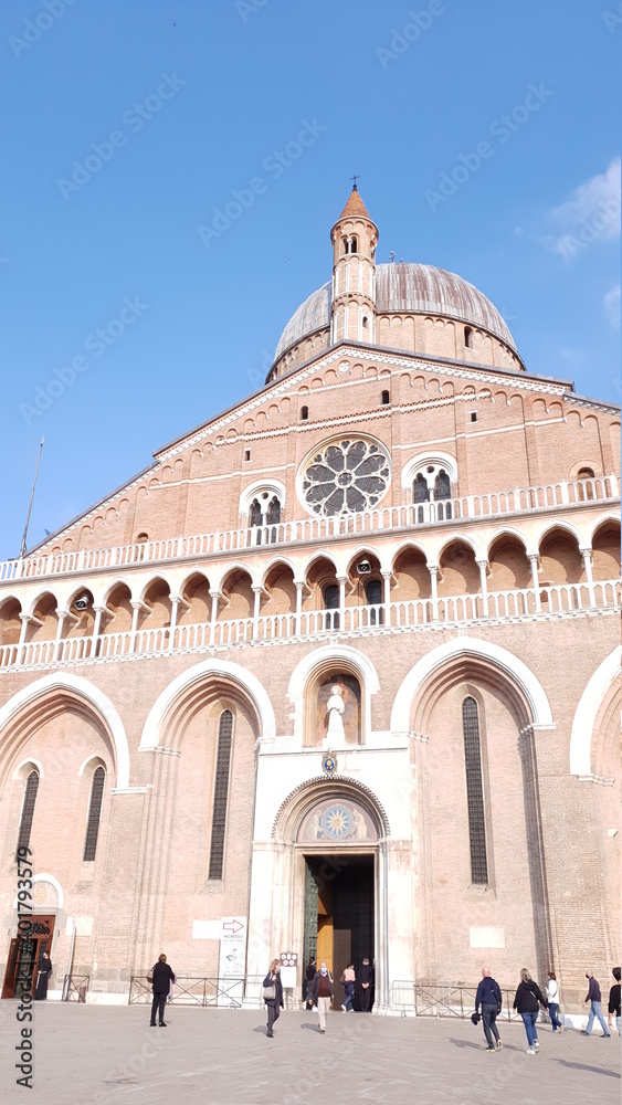 View of historical Basilica St. Anthony in Padua