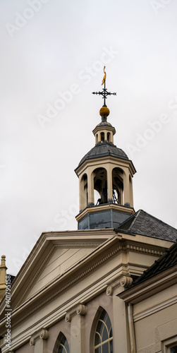 Detail of a building with architectural ornament 