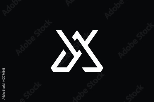 AY logo letter design on luxury background. YA logo monogram initials letter concept. AY icon logo design. YA elegant and Professional letter icon design on black background. AY YA photo