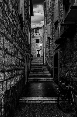 Croatia dark alley 