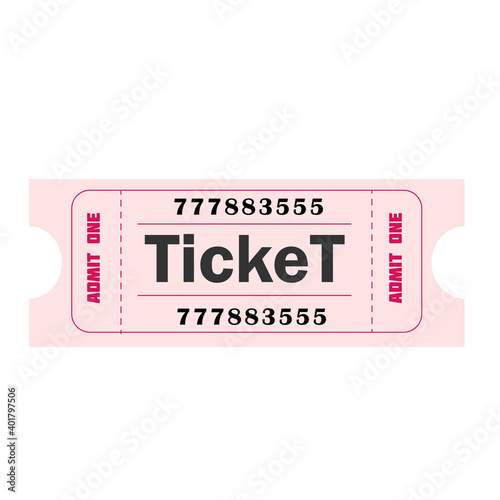admit one ticket