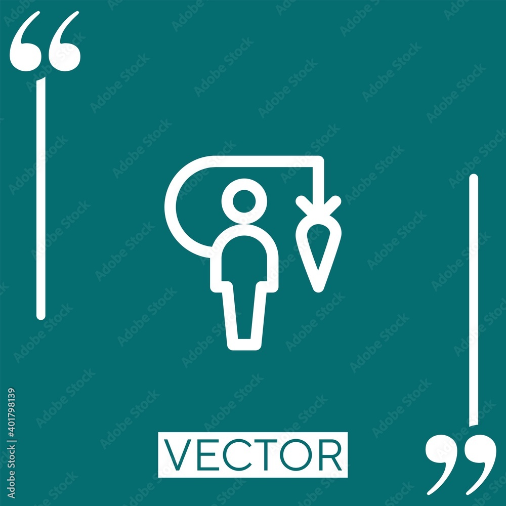 motivation vector icon Linear icon. Editable stroke line motivation vector icon Linear icon. Editable stroke line