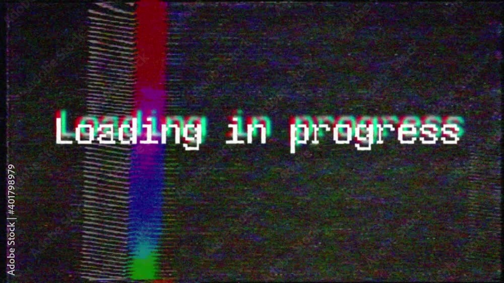 Pixel Wave Loading In Loading and access complete with download progress bar. Retro tv pixel ...