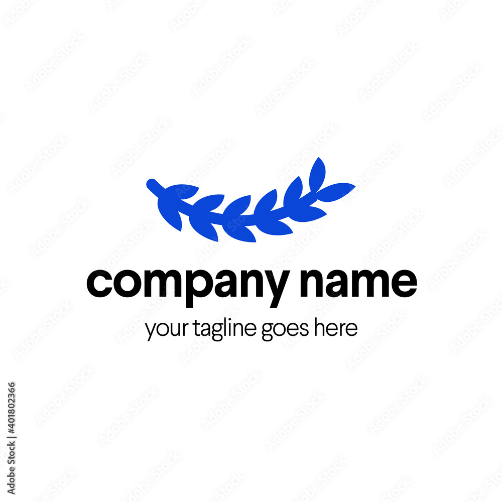 The symbol of rice / wheat / leaves / branches that is suitable for your company that depends on consumer trust, because the logo is simple and firm and easy to recognize The symbol of rice / wheat / leaves / branches that is suitable for your company that depends on consumer trust, because the logo is simple and firm and easy to recognize