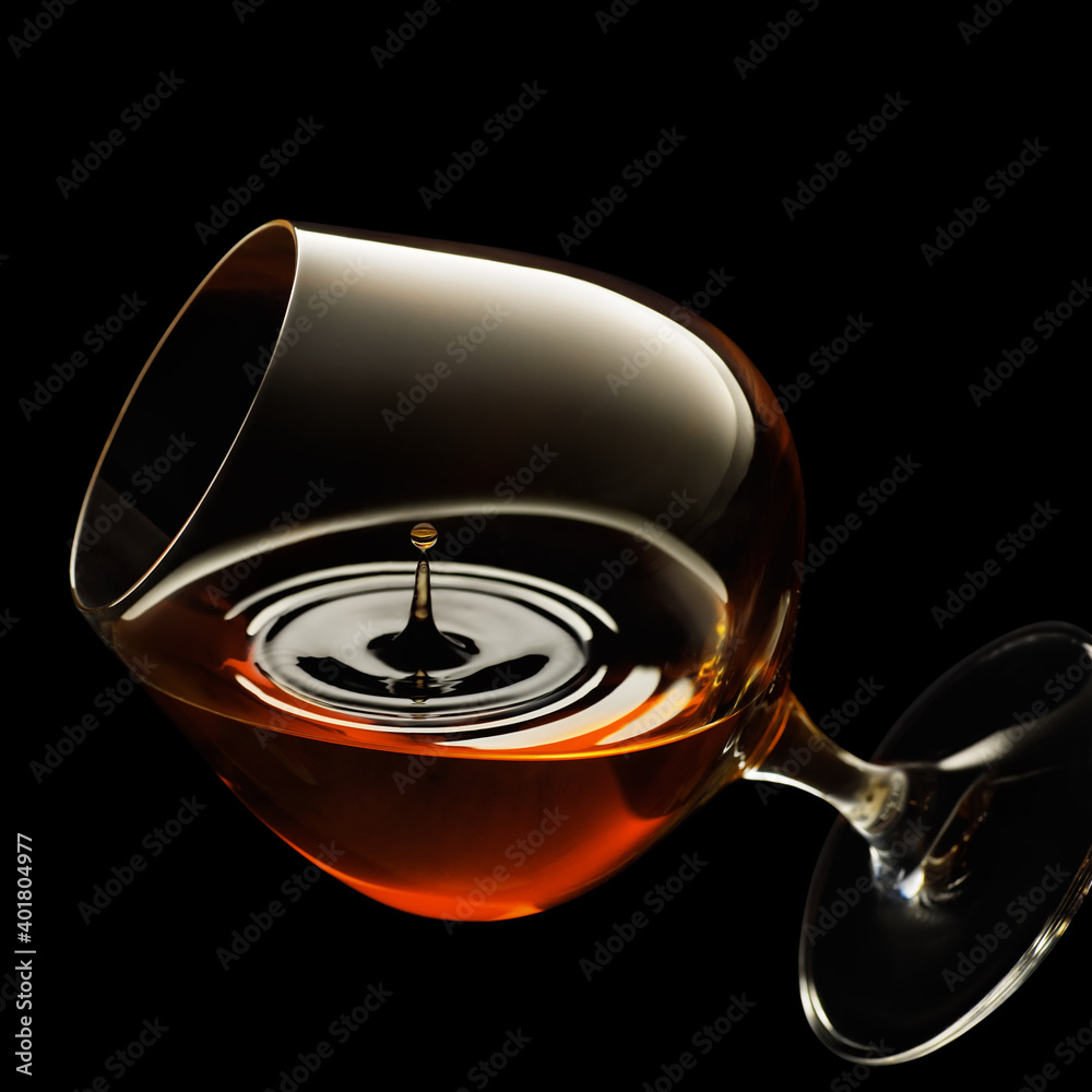 cognac in snifter glass cognac in snifter glass