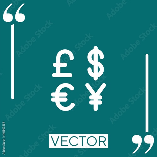currency vector icon