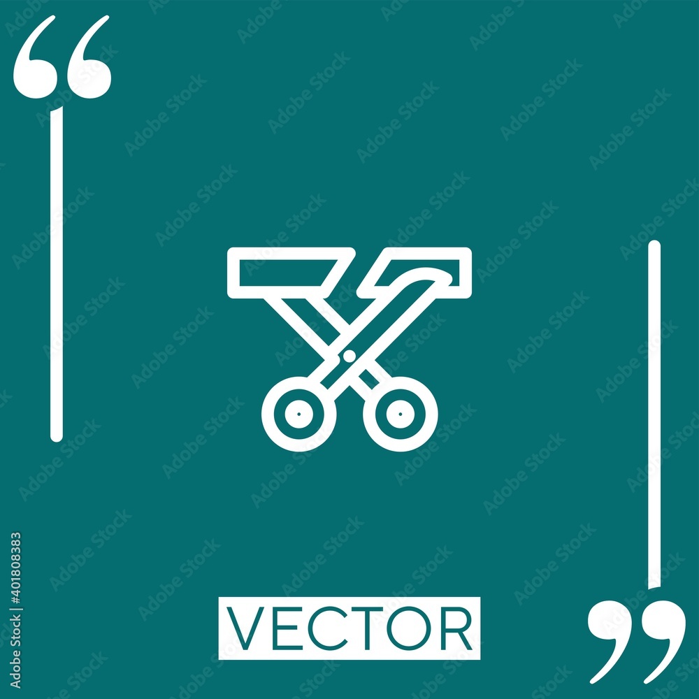 launch vector icon Linear icon. Editable stroke line launch vector icon Linear icon. Editable stroke line