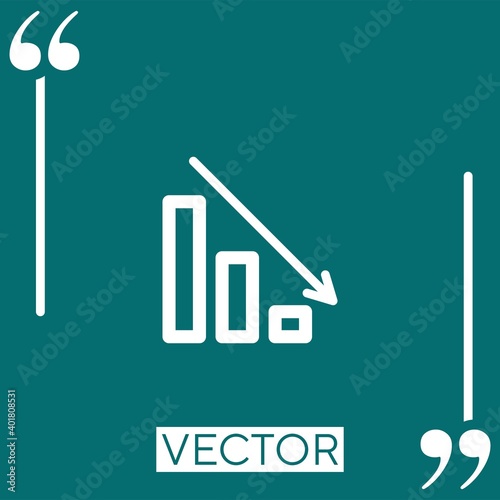 loss vector icon