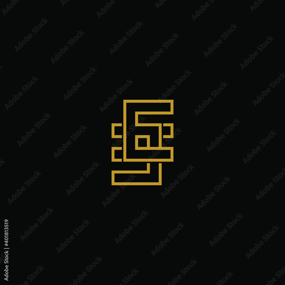 initial letter E or EE minimal line concept logo design template initial letter E or EE minimal line concept logo design template