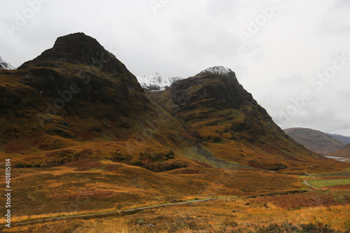 The Three Sisters of Glencoe in Scotland