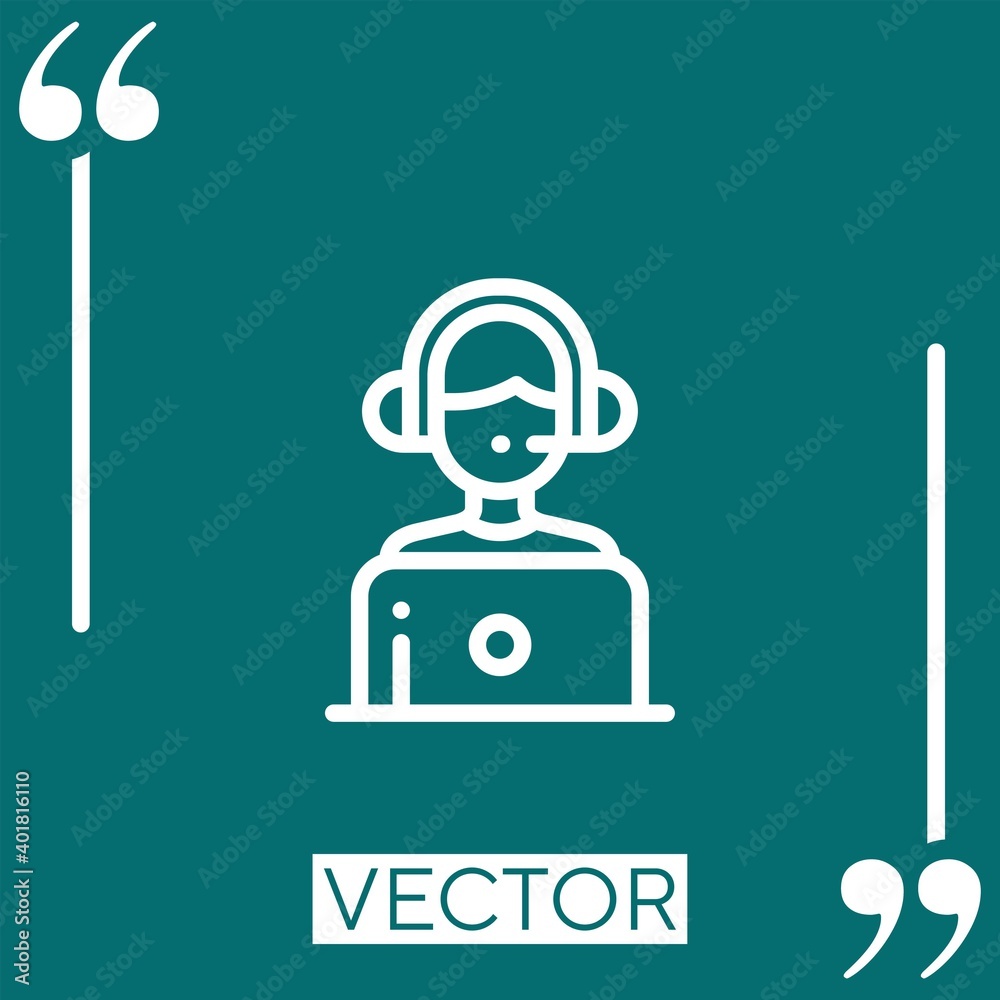 support vector icon Linear icon. Editable stroke line support vector icon Linear icon. Editable stroke line