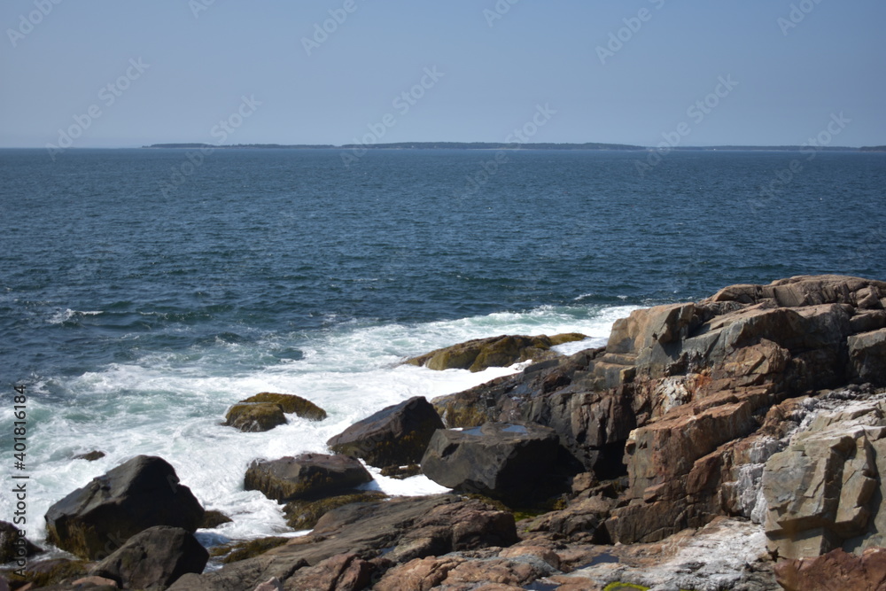 Maine cliffs Maine cliffs