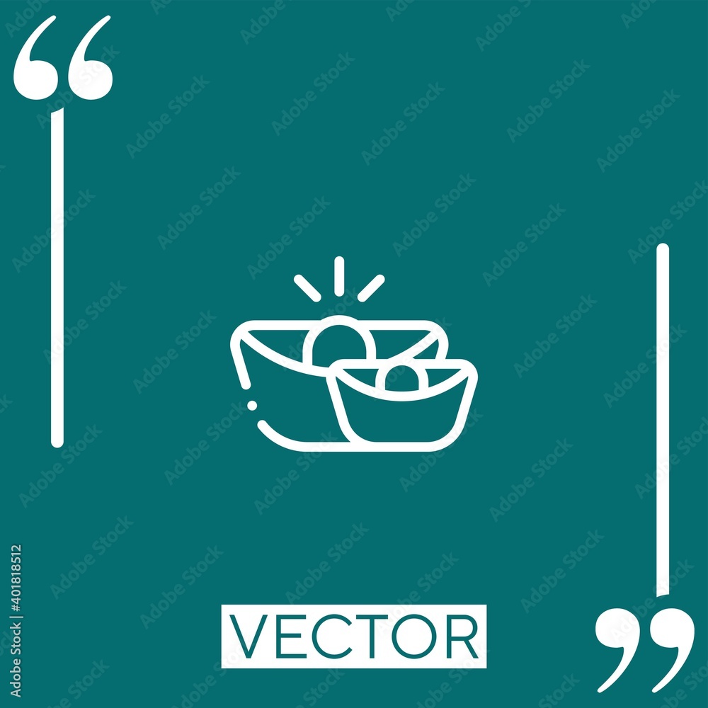 chinese vector icon Linear icon. Editable stroke line chinese vector icon Linear icon. Editable stroke line