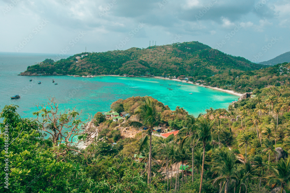 Tropical landscape of a thai island