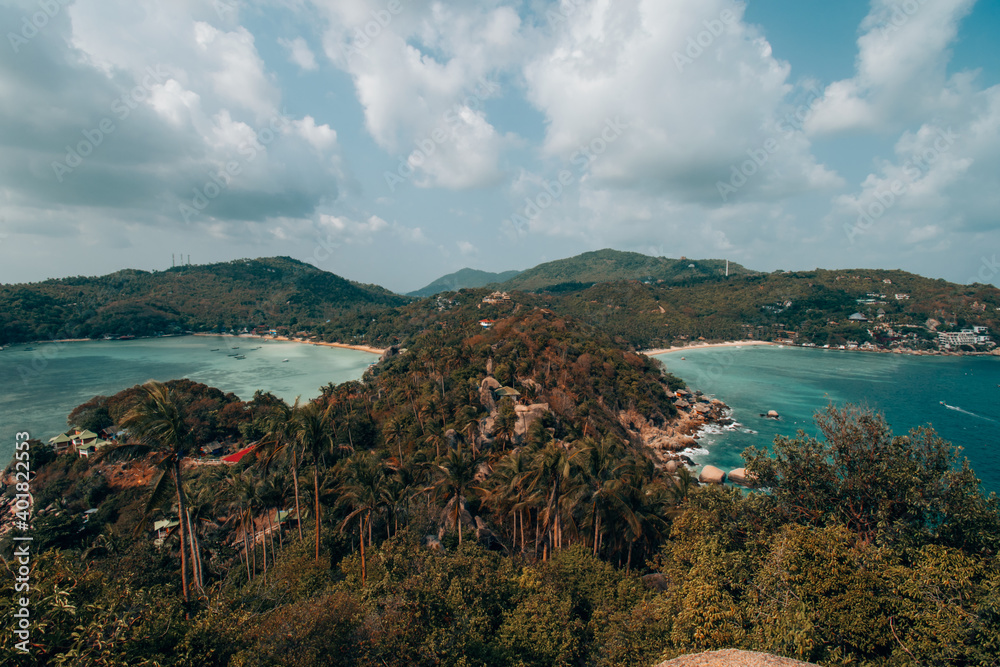 Tropical landscape of a thai island