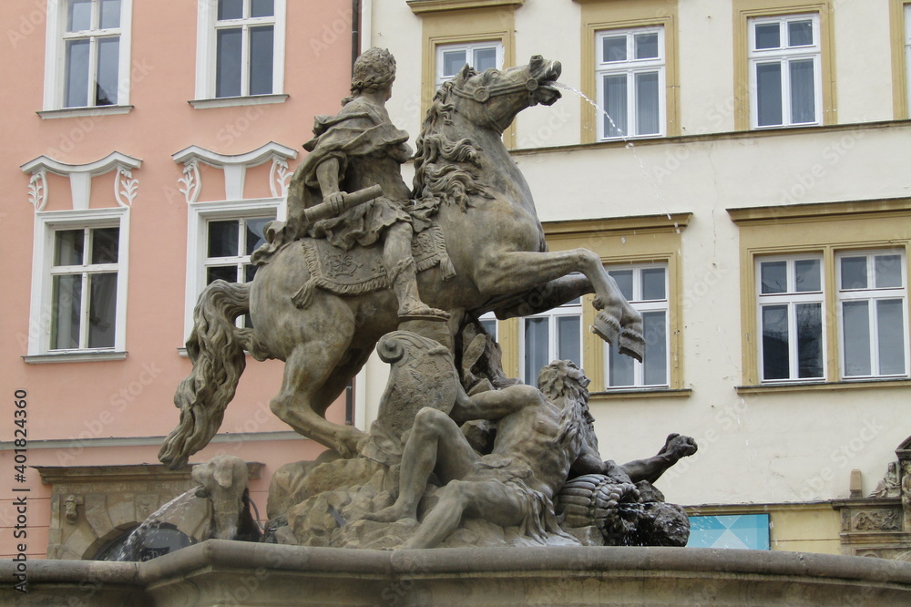 Czech City Square Monument