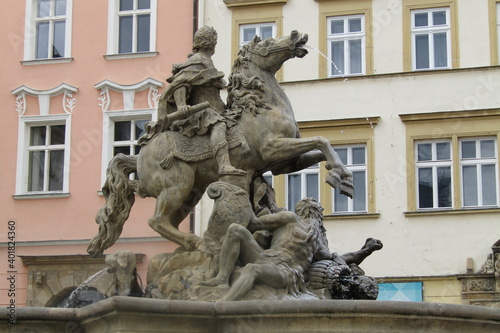Czech City Square Monument