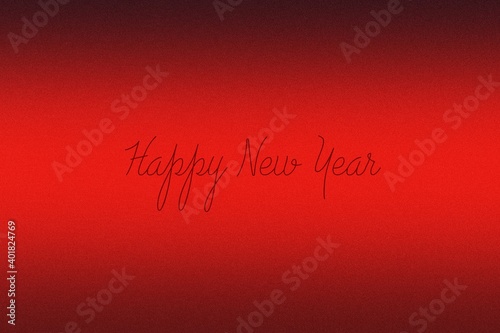 happy new year text in red colored royal background