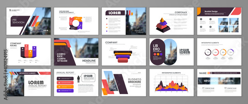 Business presentation slides templates