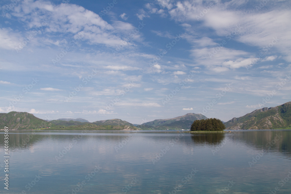 Blick auf den Eiterfjorden