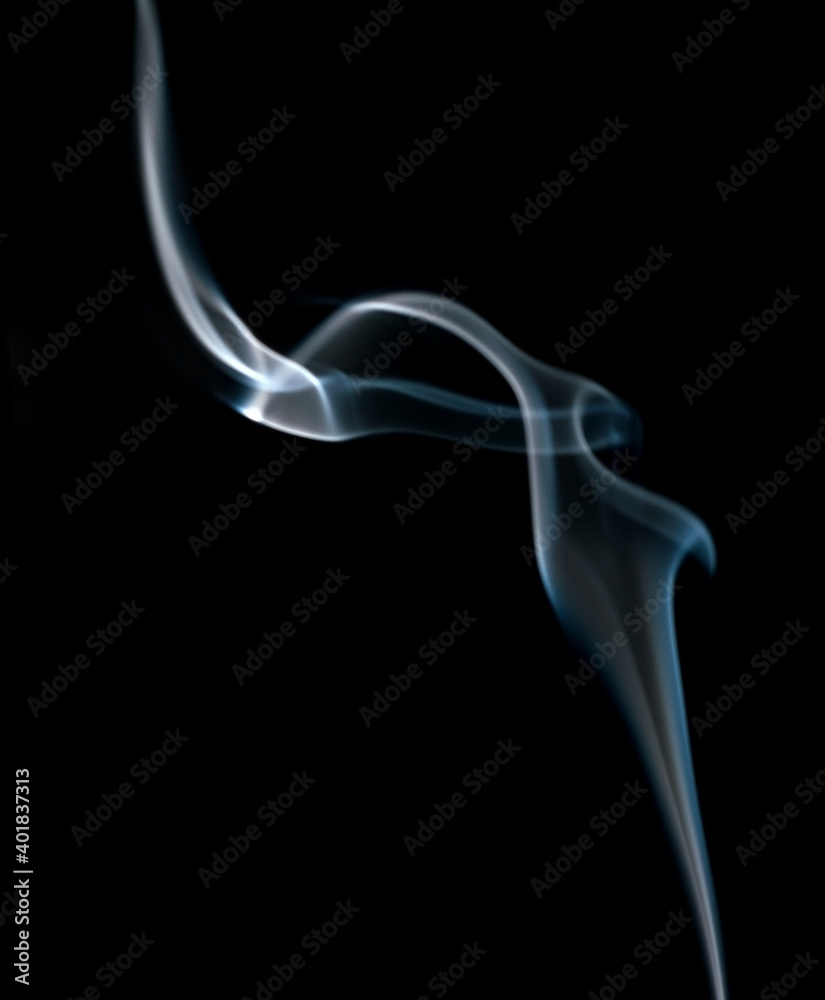smoke from a cigarette on a black background smoke from a cigarette on a black background
