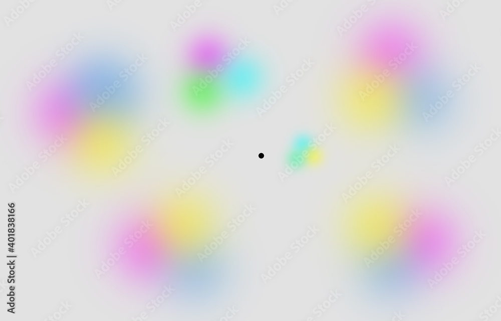 Troxler Effect image. Illusion. If you watch for some time the black