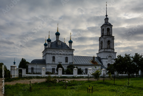 Virgin-Christmas Church. Pleshcheyevo lake. the blue stone Stories and legends. photo