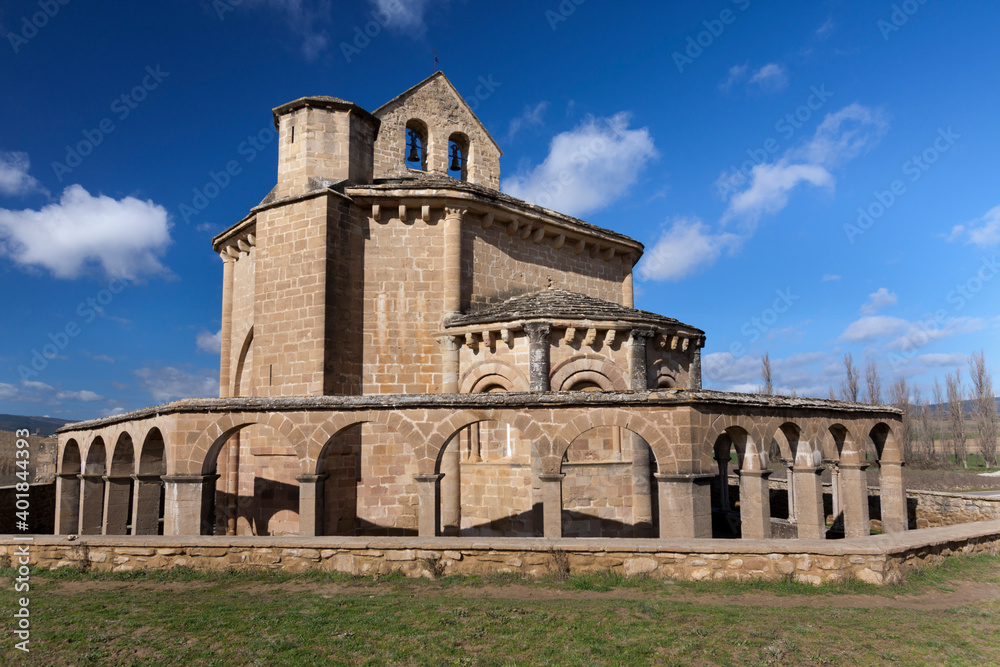 church of Santa Maria de Eunate, Navarra. Spain 