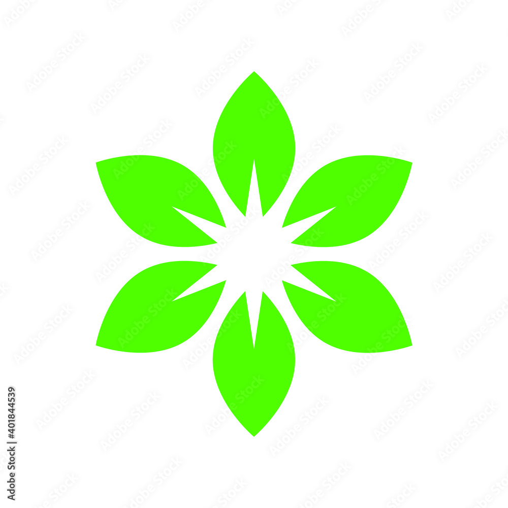 green environmental letter icon on white background, Vector illustration green environmental letter icon on white background, Vector illustration