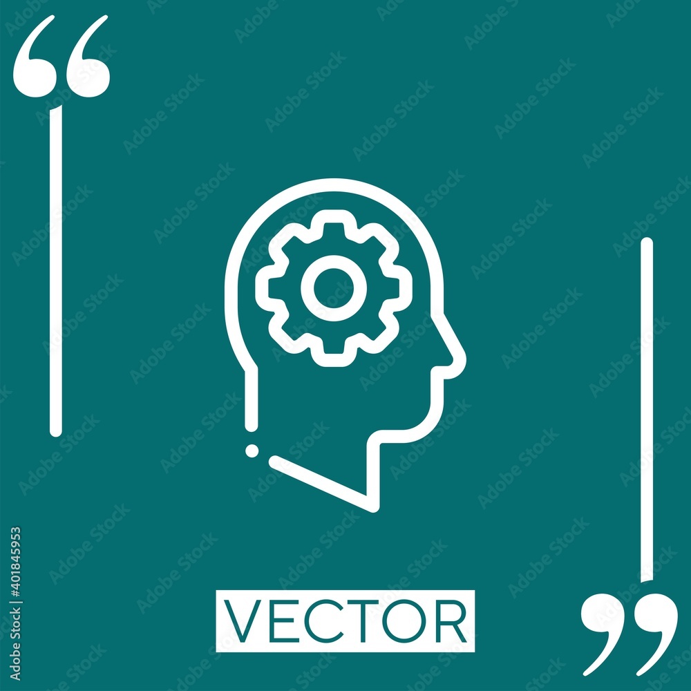 management vector icon Linear icon. Editable stroked line management vector icon Linear icon. Editable stroked line