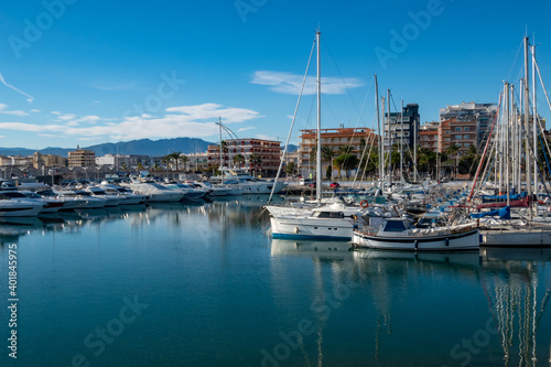 Boats and sailboats in the port of Gandia © MiguelAngel