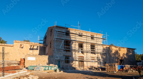 Country house under restoration