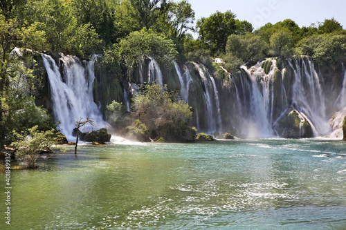 Kravice Falls in Ljubuski. Bosnia and Herzegovina