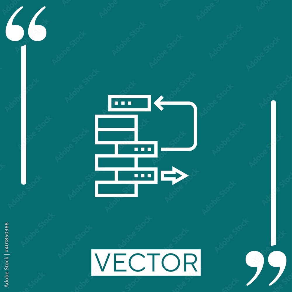 scrum vector icon Linear icon. Editable stroked line scrum vector icon Linear icon. Editable stroked line