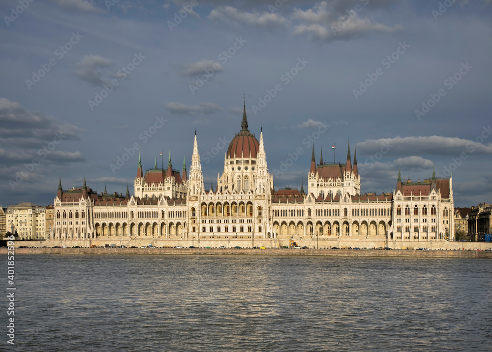 Fototapeta premium Hungarian parliament building in Budapest. Hungary
