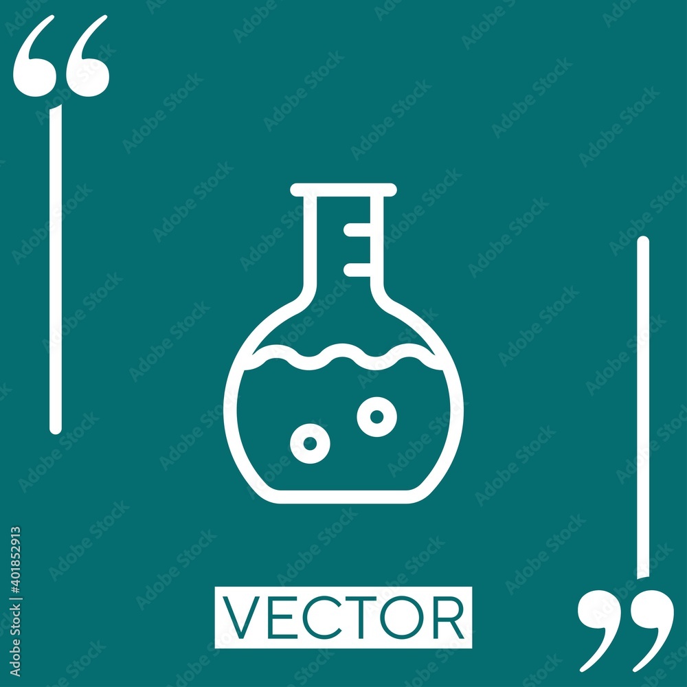 measuring utensil vector icon Linear icon. Editable stroked line measuring utensil vector icon Linear icon. Editable stroked line