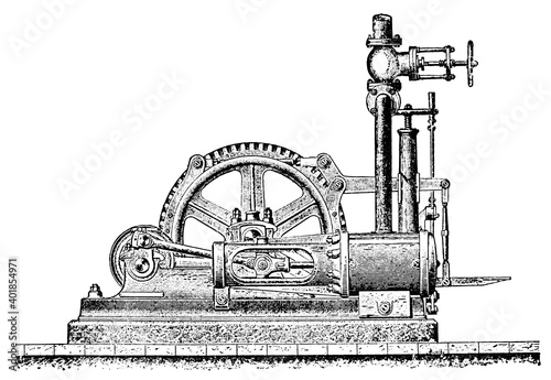 Fotografie, Obraz The lying steam engine