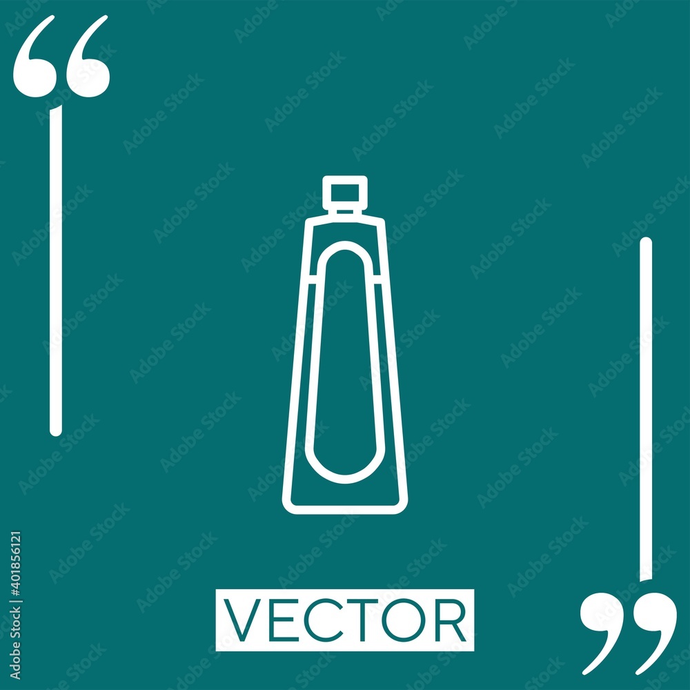 oil bottle Linear icon. Editable stroke line oil bottle Linear icon. Editable stroke line