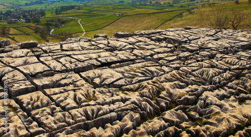 Malham Cove in North Yorkshire photo