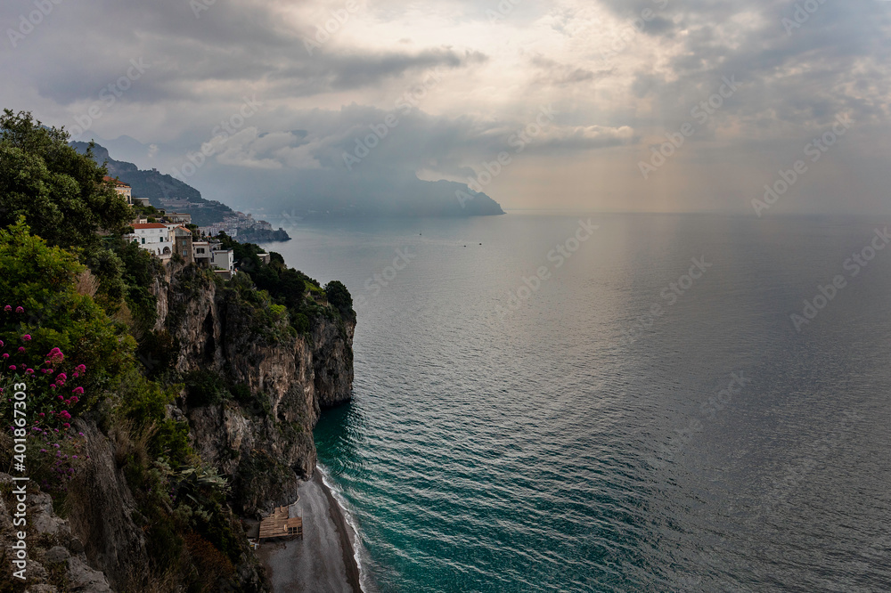 View Of The Amalfi Coast, Italy.
