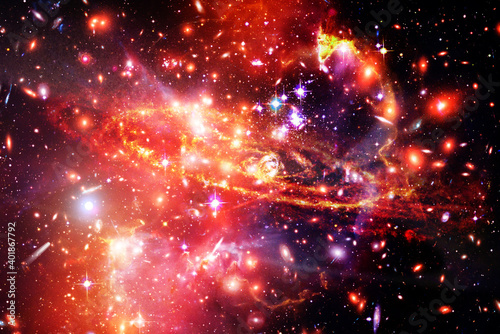 Space and galaxy. The elements of this image furnished by NASA.