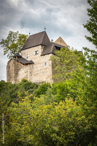old castle on the hill, krumau, waldviertel, austria