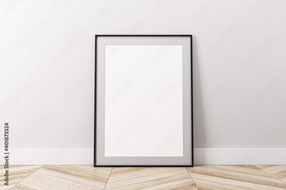 Modern interior with empty poster Modern interior with empty poster
