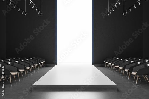 Fotografie Modern empty fashion podium.