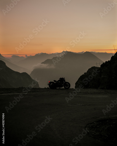 Fotografie bike sunset