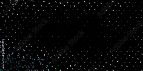Dark gray vector template with abstract forms.