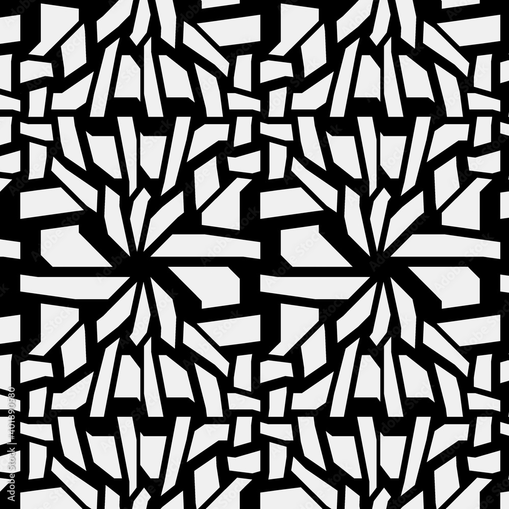 black and white symmetrical patterns. black and white symmetrical patterns.