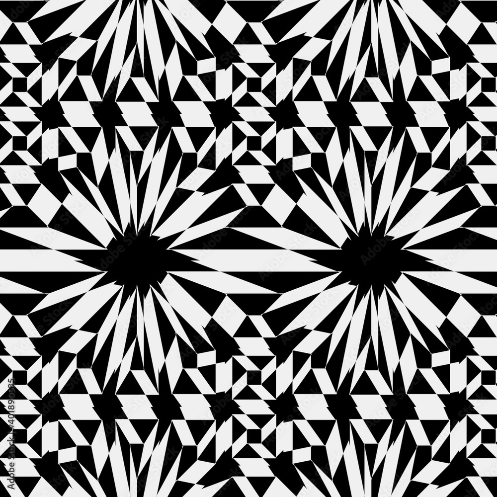 black and white symmetrical patterns. black and white symmetrical patterns.