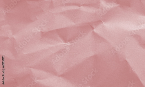 cherry cobbler colored crumpled paper texture background for design, decorative.